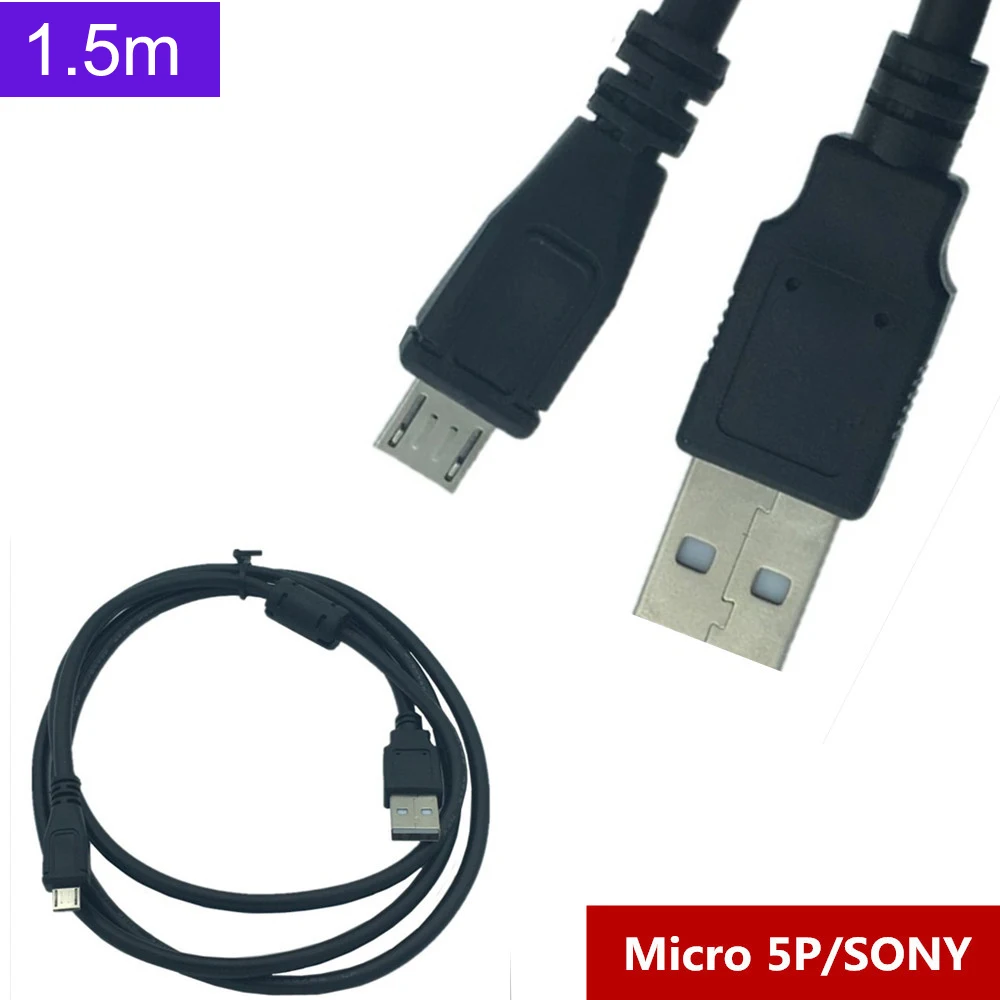 

Suitable for Sony DSC-HX10/30/200 digital camera USB data cable camera cable 1.5m