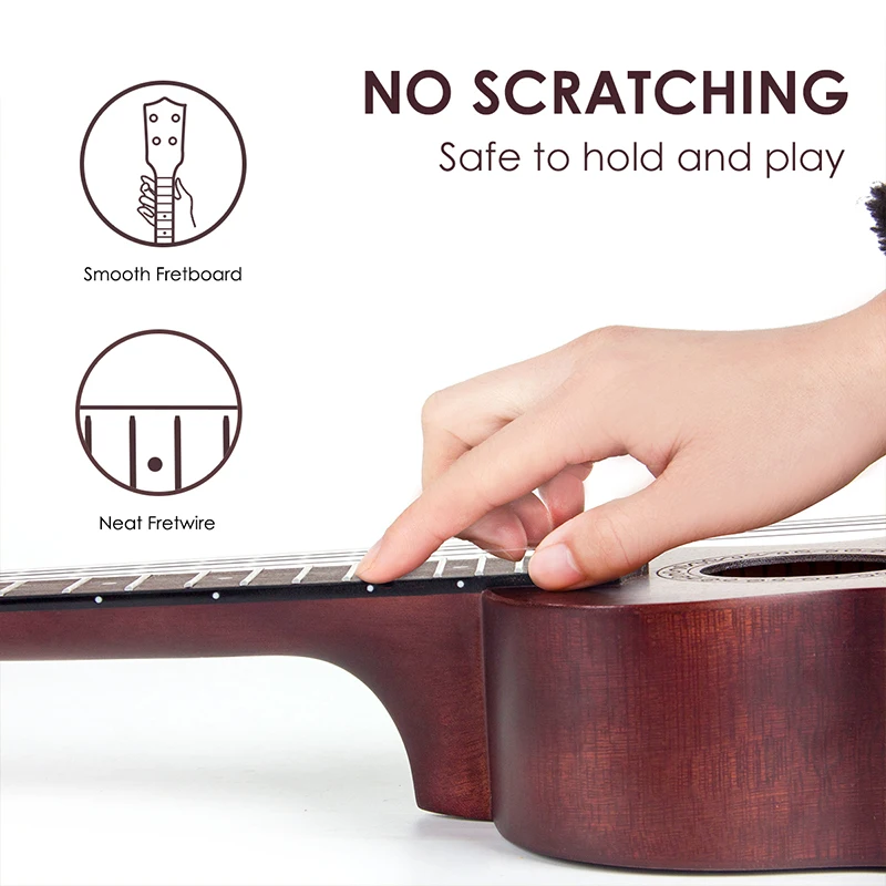 Укулеле сопрано 21 дюйм с тюнером и ремешком|Укулеле| |