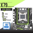 Комплект материнской платы X79 с Xeon E5 2650 LGA2011, поддержка DDR3 10600 память ECC REG MATX SATA NVME M.2 SSD