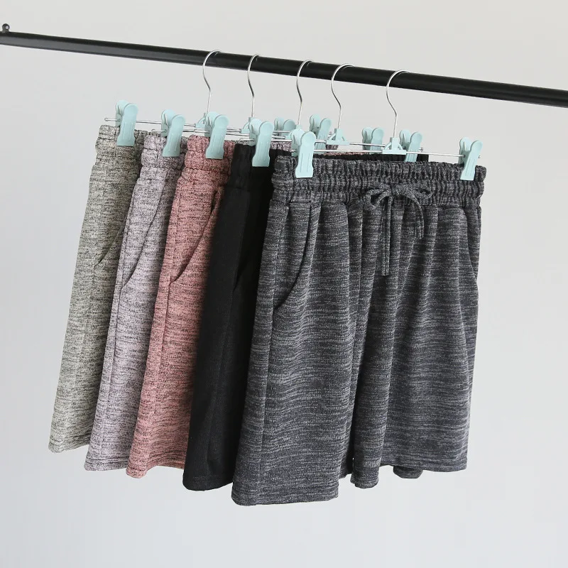 

Для женщин шнуровка карманы Высокая Талия Однотонная повседневная обувь уличная Harajuku Европейский Стиль Высокая Талия Свободные шорты с ка...