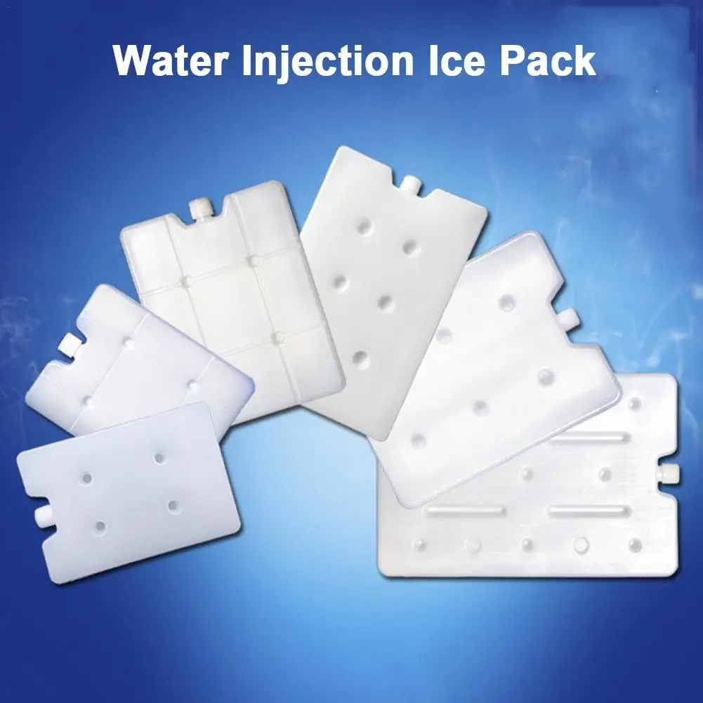 

600-1800ml Gel Freezer Reusable Ice Blocks Cooler Water Injection Bag Picnic Travel Lunch Box Fresh Food Storage Container