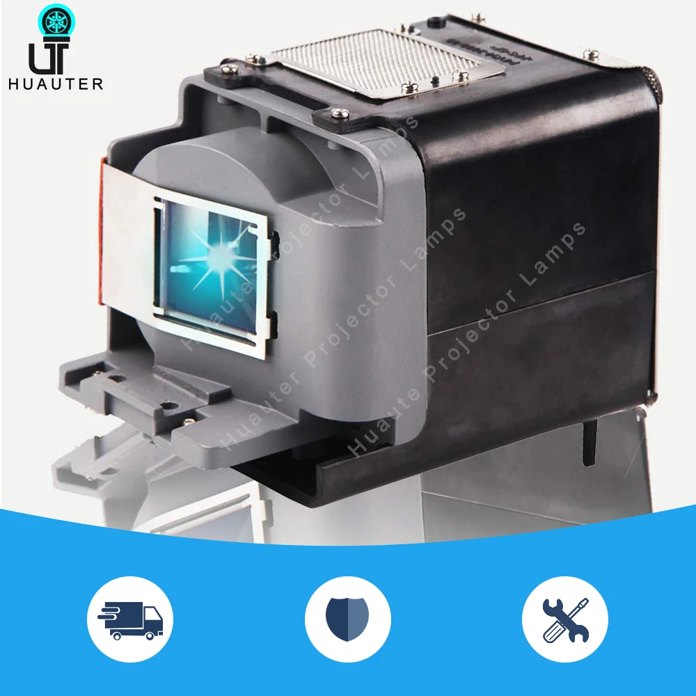 Huauter Lamp VLT-XD600LP Projector Bulb Module for Mitsubishi XD600U/FD630U/WD620U/XD600U-G/FD630U-G/GX740/GX745/FD630U-G