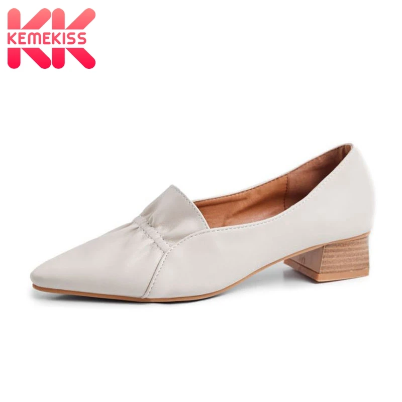 Женские туфли лодочки из ПУ кожи с острым носком размеры 32 43|Женские туфли| |