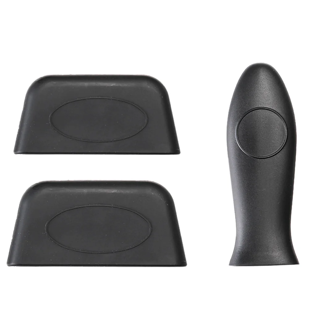 

3Pcs Pot Handle Silicone Covers Kit Heat Resistant Pan Holder Covers Handle Sleeves