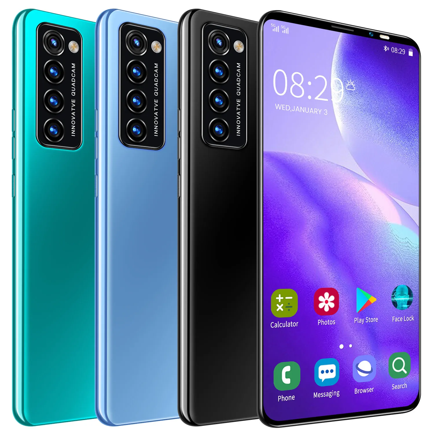 

Hot Sale Rino6 Pro 5.8 Inch Smartphone 4G 128GB Andriod 10 Core 4800mAh Mobile Phone Face Fingerprint ID Dual SIM 13+24MP Newest