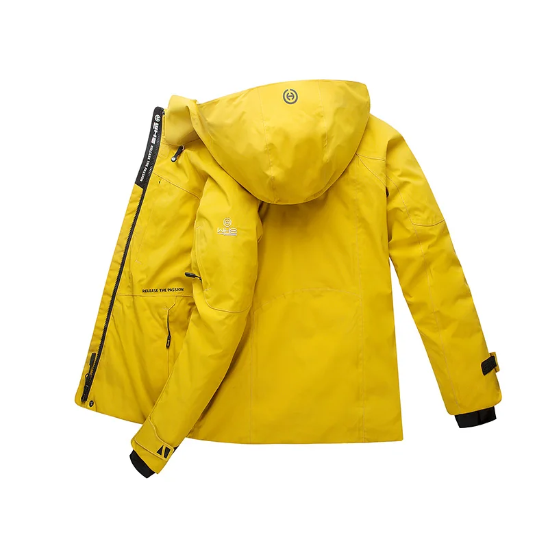 Женский новый теплый лыжный костюм для сноуборда Однотонный женский уличный