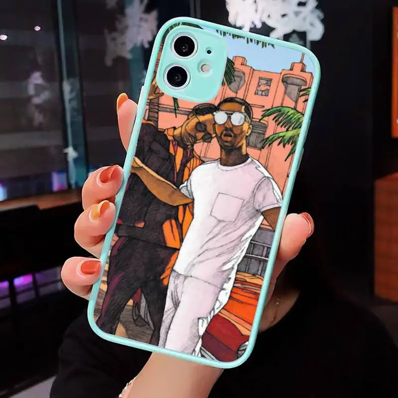 

Handsome and powerfulPNL Rapper Phone Case Matte Transparent for iPhone 7 8 11 12 s mini pro X XS XR MAX Plus cover funda