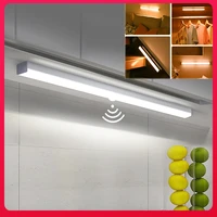 led lights for kitchen led under cabinets lamps light pir motion sensor 20 30 50cm usb for home bedroom closet indoor lighting