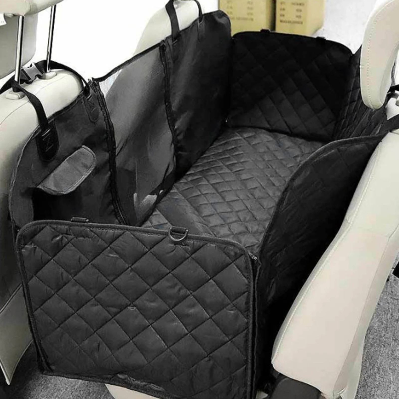 

Pet Dog Car Seat Cover Dog Carriers With Mesh Waterproof Dog Back Seat Cover Folding Hammock Travel Protect Safe