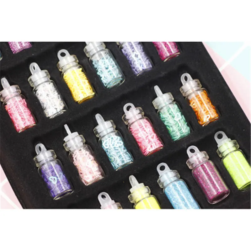 24 шт. Блестящий наполнитель пушистый полимерный слайм игрушки для детей шармы