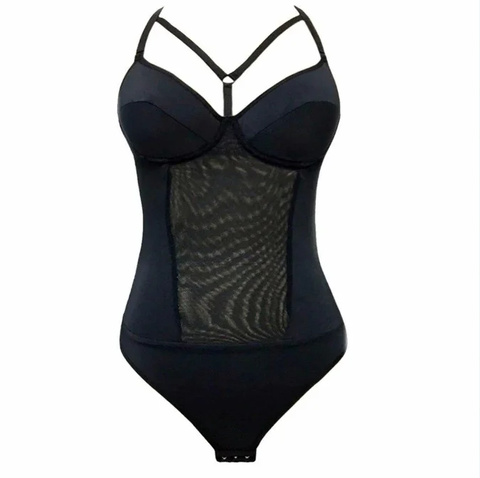 

Shoulder Strap Siamese Waist Trainer Full Body Shapewear Women Faja Sexy Lingerie Slimming Underwear