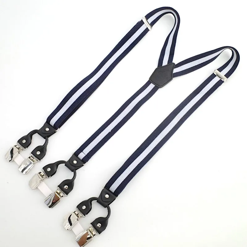 2 5 см унисекс 6 зажимов эластичный подтяжки|Мужские подтяжки| |