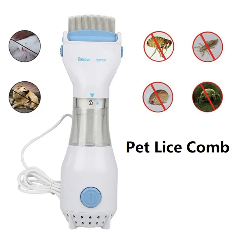 

Electric Cat Comb Pet Hair Remover for Cats Lice Comb Dogs Lice Cleaner Pet Hairbush Cat Grooming Comb Cat Brush