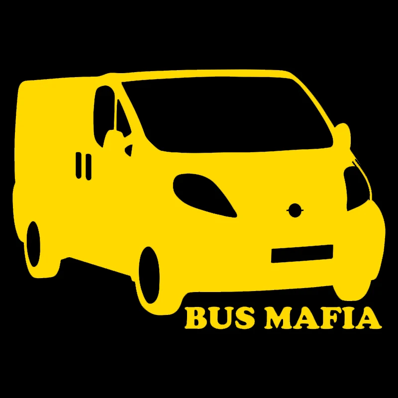 CS-1337#22*15см наклейки на авто Bus Mafia v2 водонепроницаемые машину наклейка для