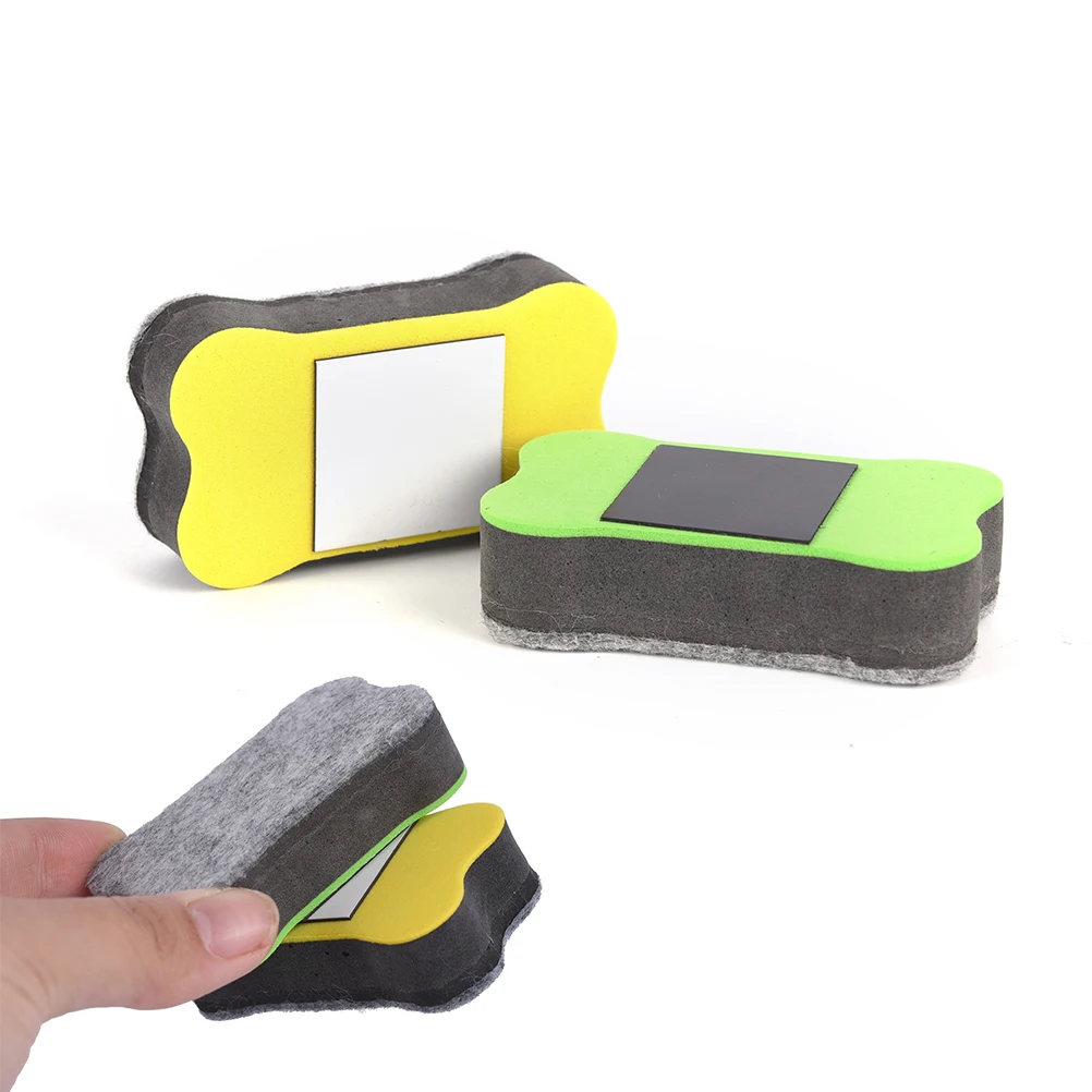 Магнитный ластик для чистки досок очиститель милые кости доски офиса школы