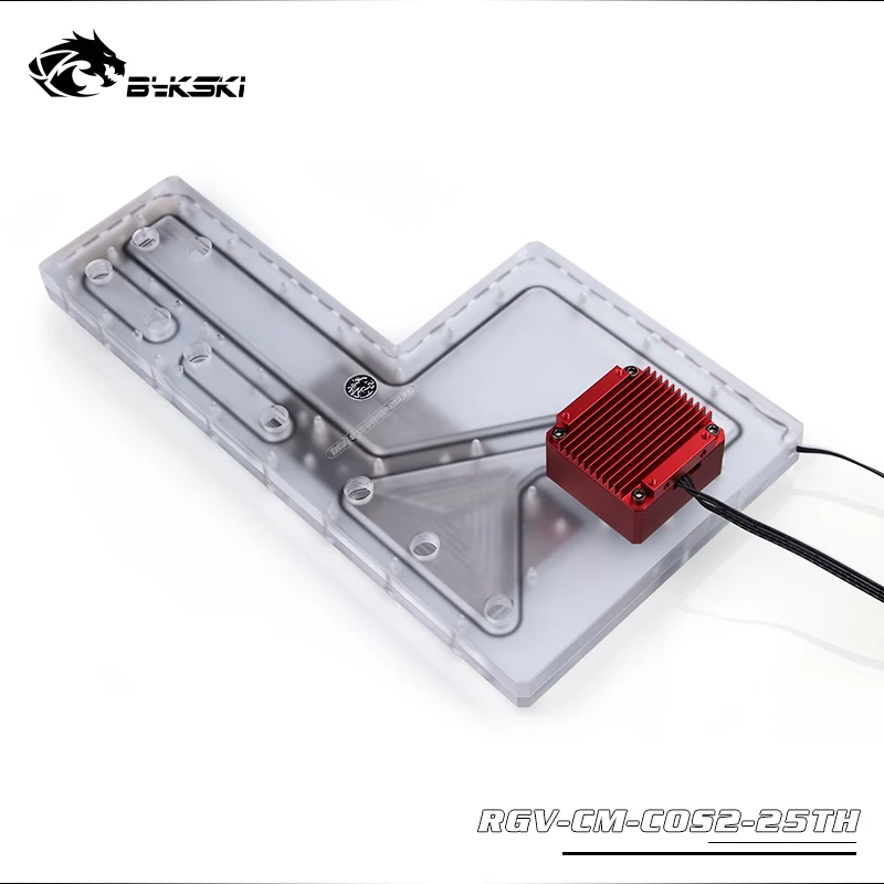 BYKSKI акриловая водная доска чехол для водяного охлаждения решение использовать