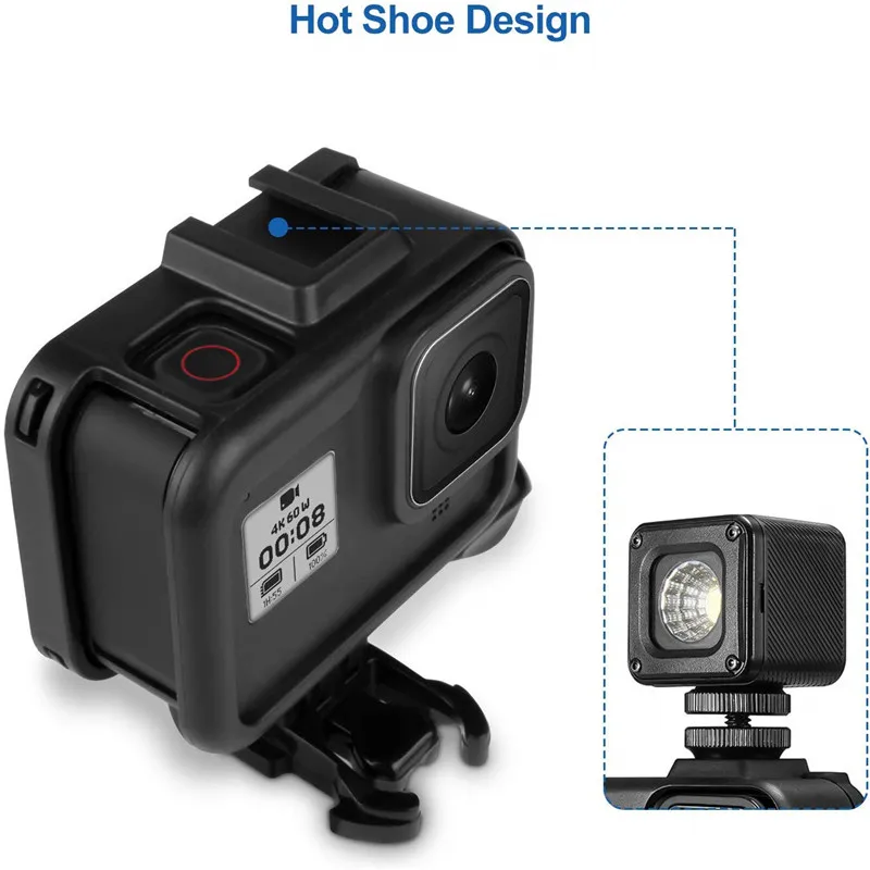 Стандартная монтажная рамка разъем защитный корпус для Gopro Hero 8 защитная крышка