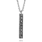 Ожерелье мантра с подвеской шесть слов Будды в стиле ретро для мужчин и женщин
