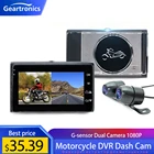 Видеорегистратор для мотоцикла SE600, 3,0 дюйма, 1080P HD, G-датчик