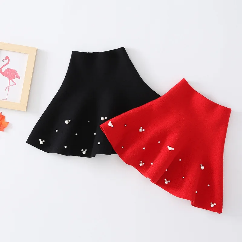 Детская юбка CYSINCOS осенняя эластичная трикотажная для девочек плотная