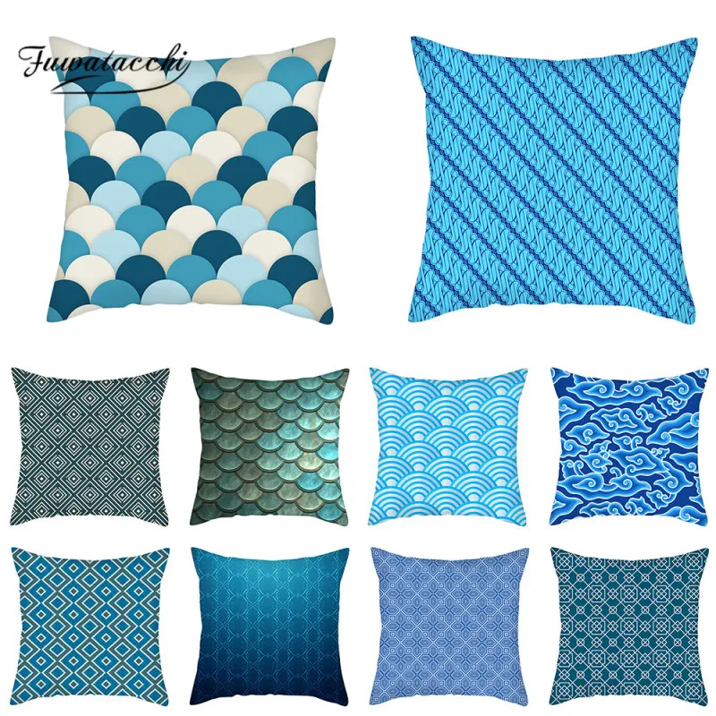 Чехол для подушки в полоску 45x45 см | Дом и сад