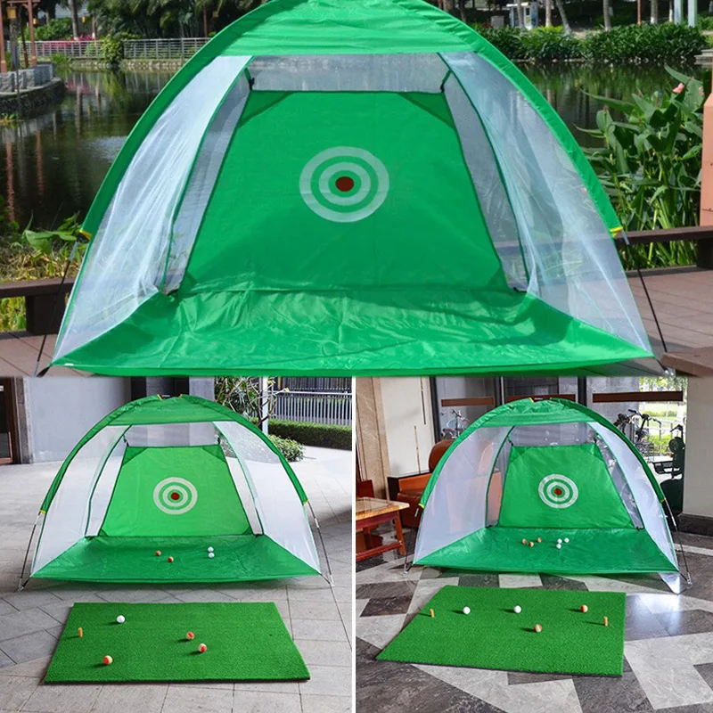 

Pro Size Golf Practice Net Home Golf Hitting Driving Net for Indoor Outdoor Golf Practice Yard with Carry Bag