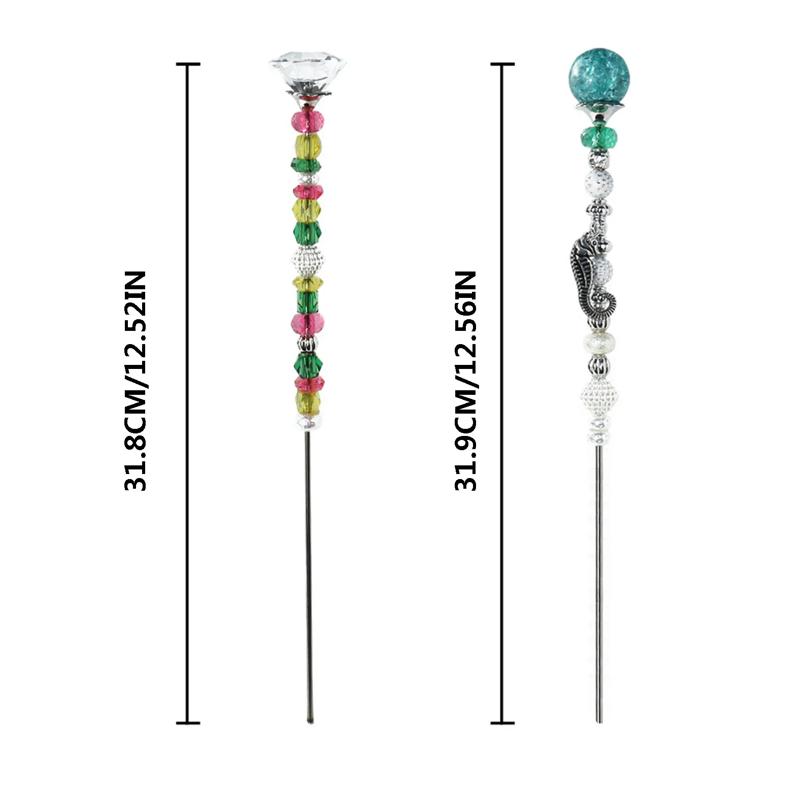 

Garden Decoration Rainbow Magic Beads Yard Garden Decor Magic Beaded Dream Garden Courtyard Decoration Handmade Beaded Drop Ship