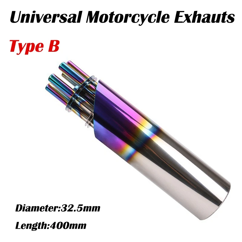Модифицированная Насадка На выхлопную трубу для мотоцикла 32 мм | Автомобили и