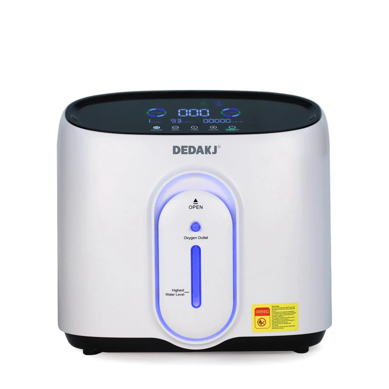 

DEDAKJ DE-Q1W 1L-8L домашний концентратор оксигена, портативный легкий небулайзер, генератор кислорода с низким уровнем шума