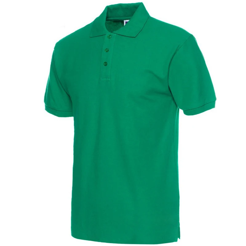 

2021 Men Polo Shirt Mens Solid Color Polo Shirts Men's Casual Cotton Short Sleeve Polos Jerseys