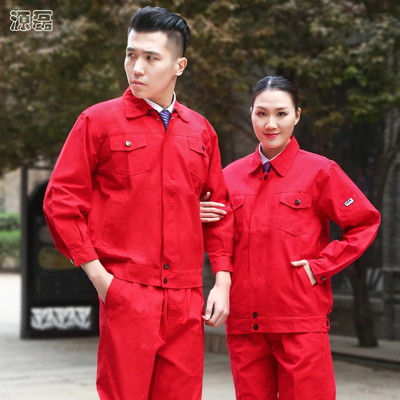 Комбинезоны для строительных работников хлопковый костюм Мужская одежда