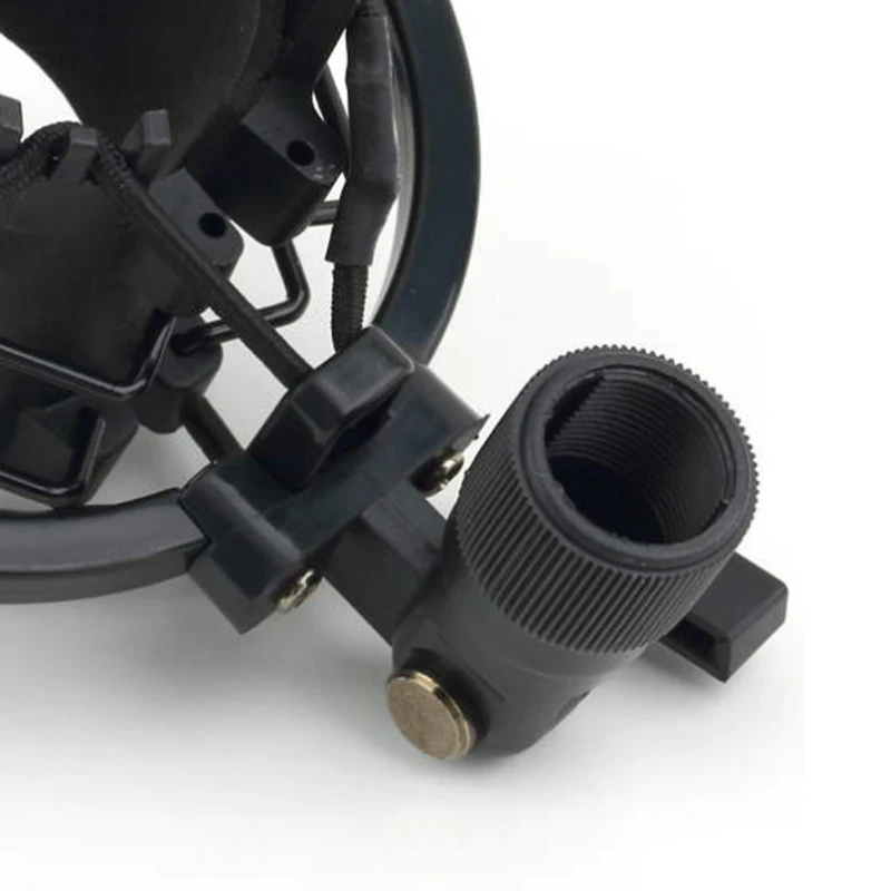 Universal 3KG Bearable Load Mic Microphone Shock Mount Clip Holder Stand Radio Studio Sound Recording Bracket Black Professional |