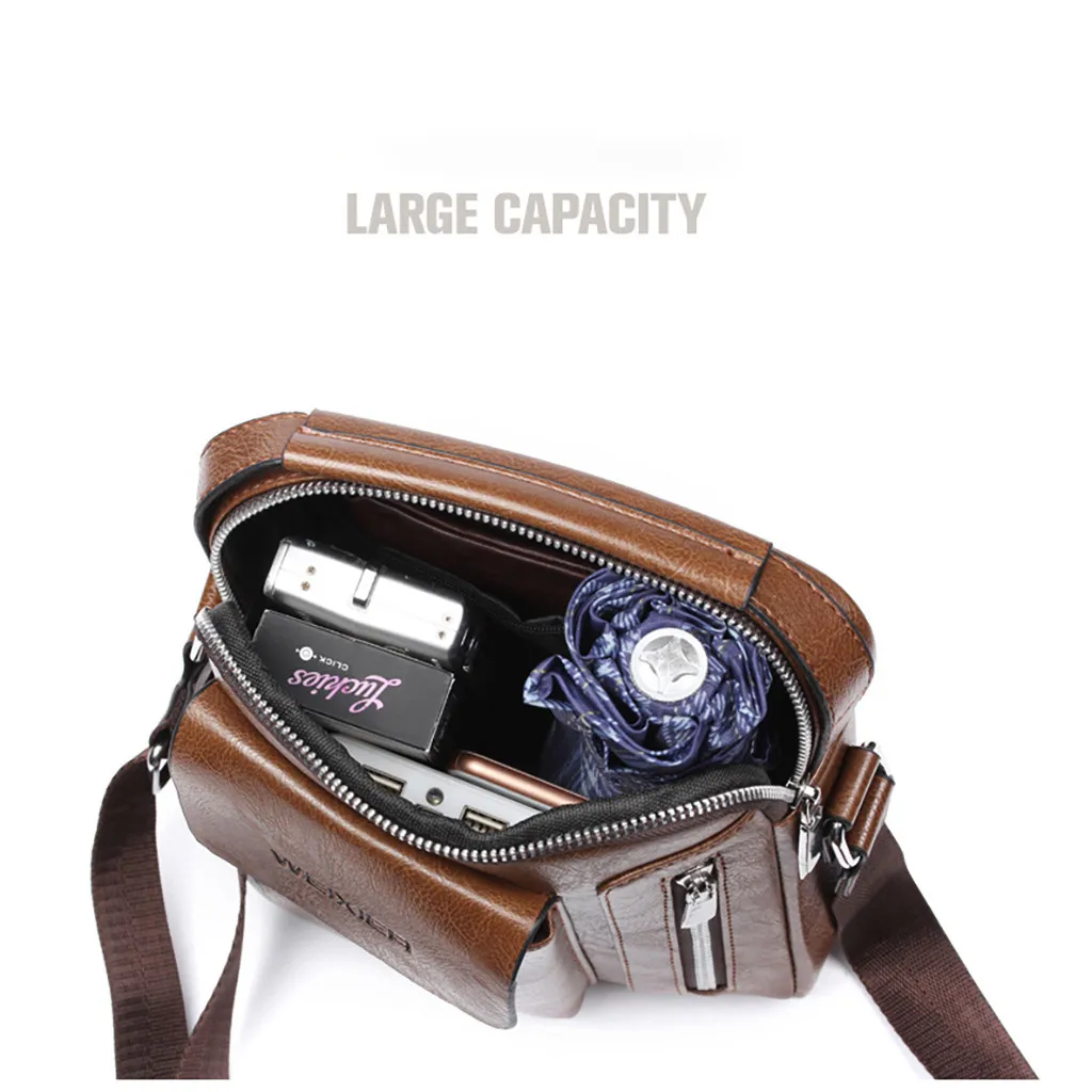 

Men Vintage Shoulder bags Retro Zipper Crossbody Bags retro shoulder bag for men trendy vintage high quality#g30
