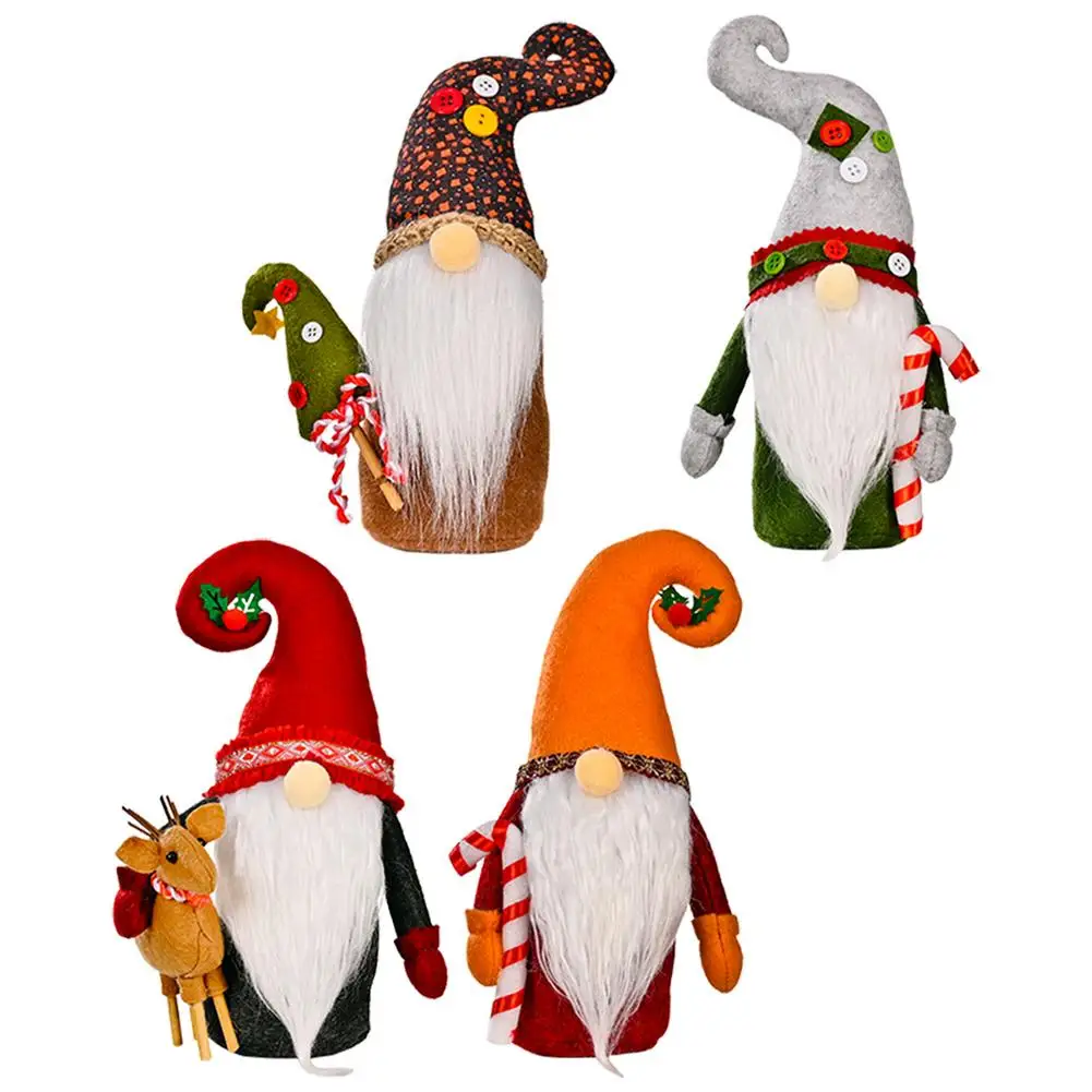 

Christmas Gnome Doll Room Decor Swedish Tomte Plushie Holiday Festival Ornament Xmas Party Faceless Doll Decoration Navidad Gift