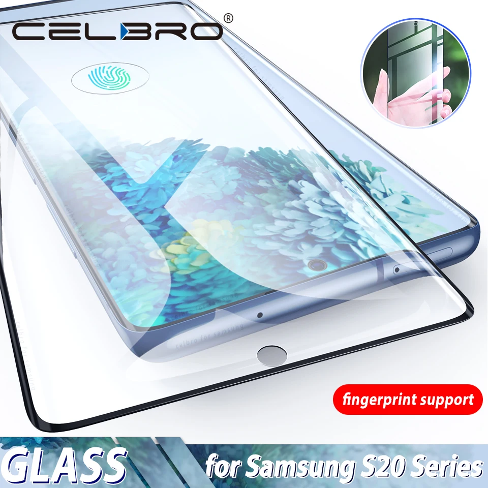 Закаленное стекло для Samsung Galaxy S20 Ultra Plus защита экрана HD Защитное + Стандартная