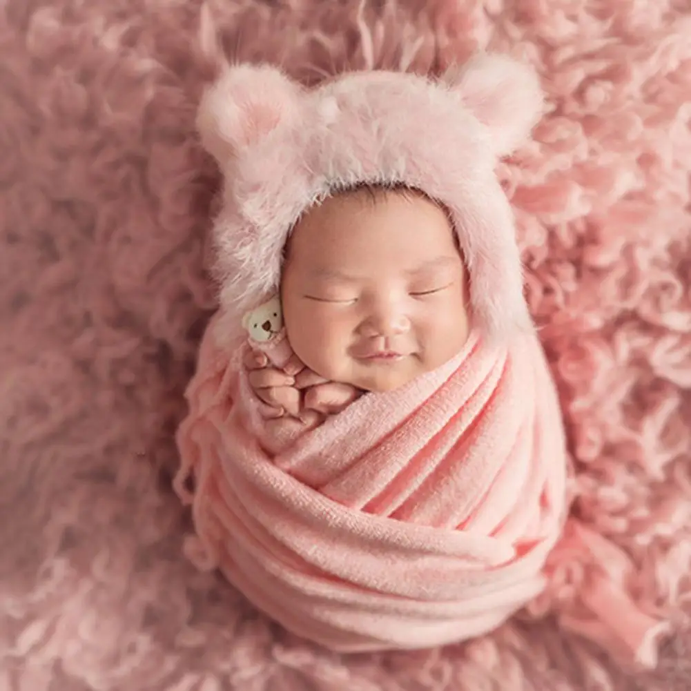 3 шт. теплая одежда для новорожденных реквизит фотосъемки хлопковый Медведь
