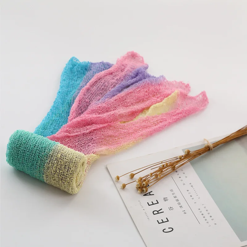 

40*150cm Mohair Soft Baby Photography Props Blanket Wraps Stretch Knit Wrap Rainbow Newborn Photo Wraps Cloth Accessories