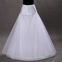 a line style white petticoat for dress one hoops wedding accessories underskirt free size crinoline