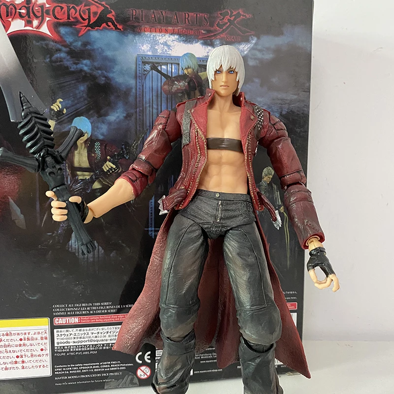 Play Arts Kai Dante Action Figure Cloud J Devil May-Cry Model Toy Doll Gift Boy 12 inch 30cm