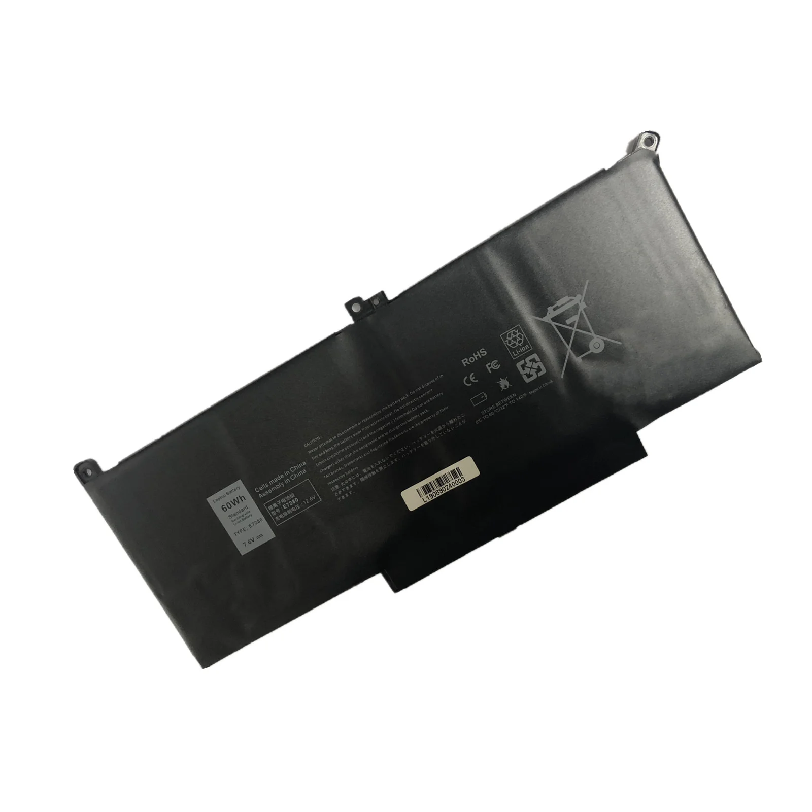 

Applicable to Dell e7280 e7380 e7480 e7290 e7390 e7490 f3ygt notebook battery