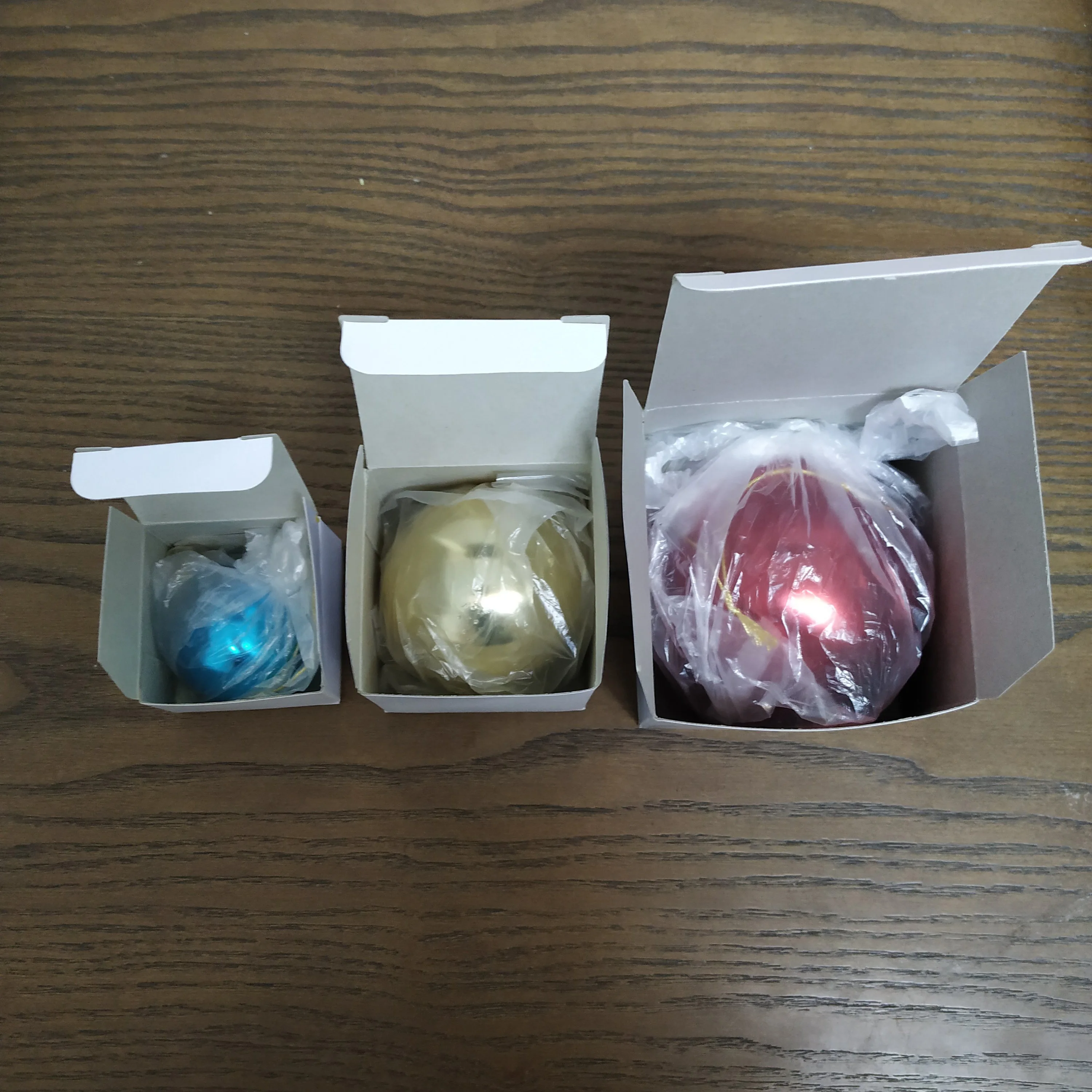 Free Shipping 24pcs/lot Diameter 6cm  Blank Sublimation Christmas Ball Decoration for Transfer Printing Heat Press DIY Gifts