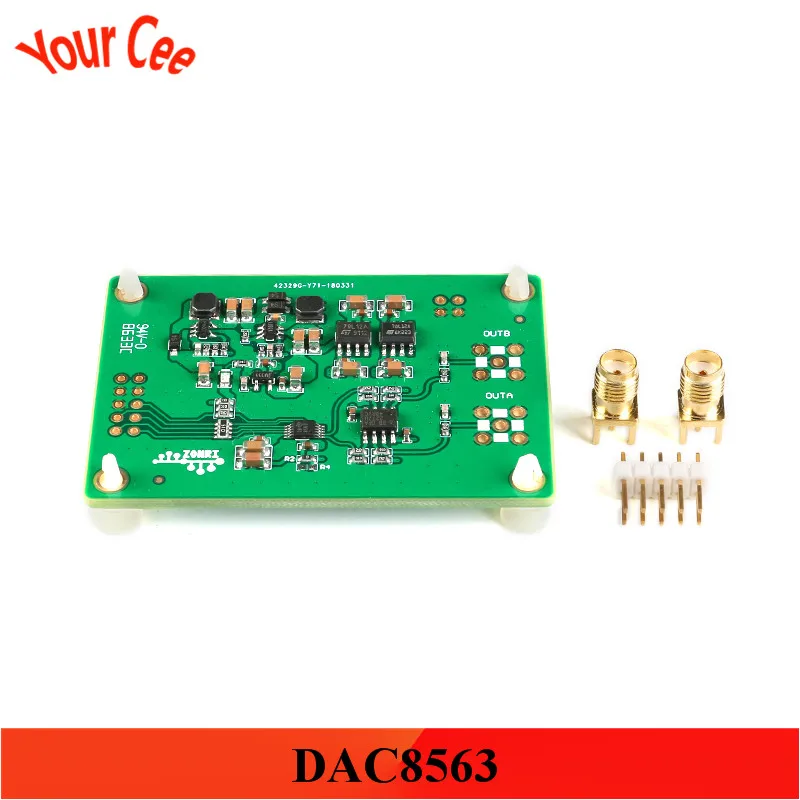DAC8563 цифро-аналоговый преобразования приобретения Dual Core 16 бит модуль DAC данных