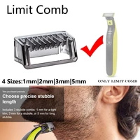 1 2 3 5mm salon barber hair removal for philips norelco oneblade comb cutting qp21050 220 2523 2520 2527 6520