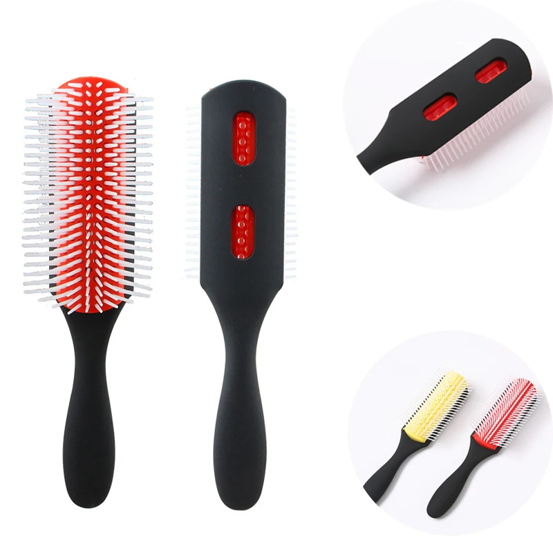 

New Men Hairstyle Comb Nine Rows Hairdressing Comb Detachable Smooth Hair Comb Curly Hair Straight Hair Spare Rib Massage Comb
