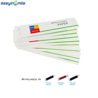 200 sheetsbox dental articulating paper red blue strip straight 0 10 030 05 mm teeth whitening tool lab clinic material