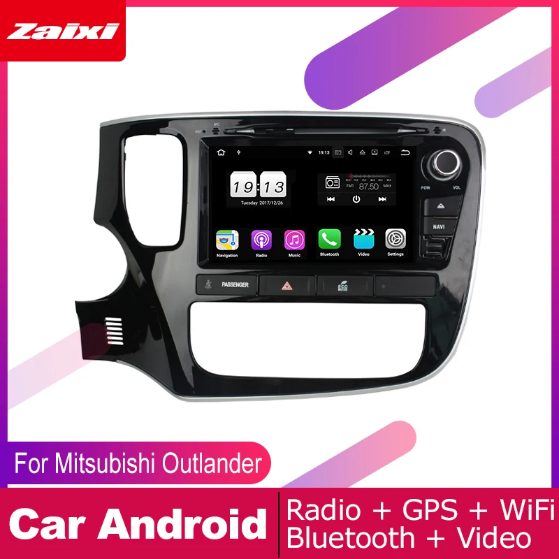 Мультимедийная система для Mitsubishi Outlander 2013 2014 2015 2016 2019 Android DVD плеер GPS навигация