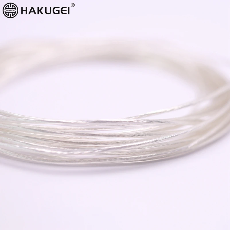 Litz Посеребренная 6N Одиночная кристаллическая медь DIY для наушников с проволочным