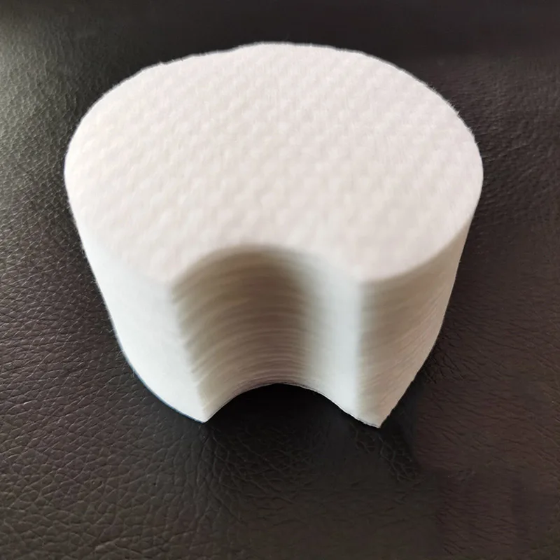 100 листов хлопковых тампонов с салициловой кислотой жемчужной текстурой простая