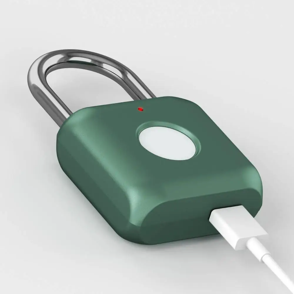 Xiaomi Smart Fingerprint Padlock Kitty USB Водонепроницаемый Электронный замок с отпечатком пальца домашний Противоугонный багажный чехол предохранительный висячий замок