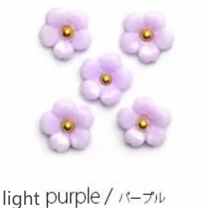 10 шт./пакет 3D нейл-арта декоративная наклейка для ногтей Kawaii Flower, «сделай сам» для ногтей, инструменты для укладки волос для маникюра